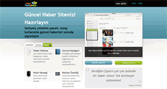 Desktop Screenshot of haber.turkishost.com