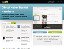 Tablet Screenshot of haber.turkishost.com